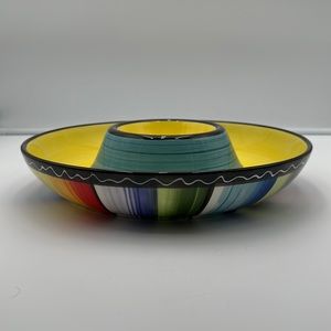 Certified International Nancy Green Large Sombero Dipping Server